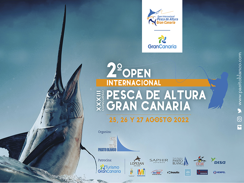 El II Open Internacional Pesca De Altura Gran Canaria calienta motores con su nuevo cartel